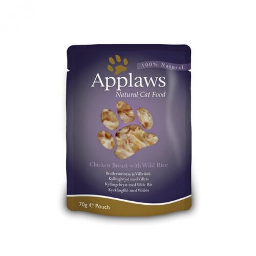 Applaws Cat Quick Serve Bouillon kip & rijst 70 gram