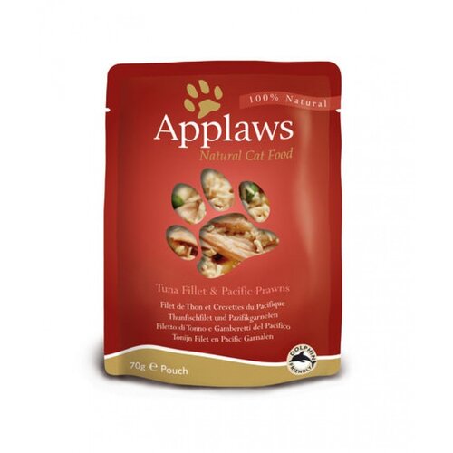 Applaws Cat Quick Serve Bouillon tonijn & garnaal 70 gram