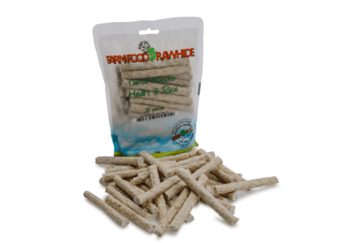 Farmfood Rawhide Dental Munchie Snack Hart 35 stuks