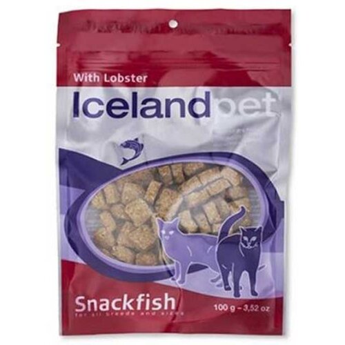 Icelandpet Kreeft fishsnack cat 100 gram