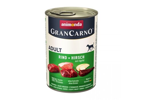 Animonda Grancarno Rund, Hert & Appel 400 gram