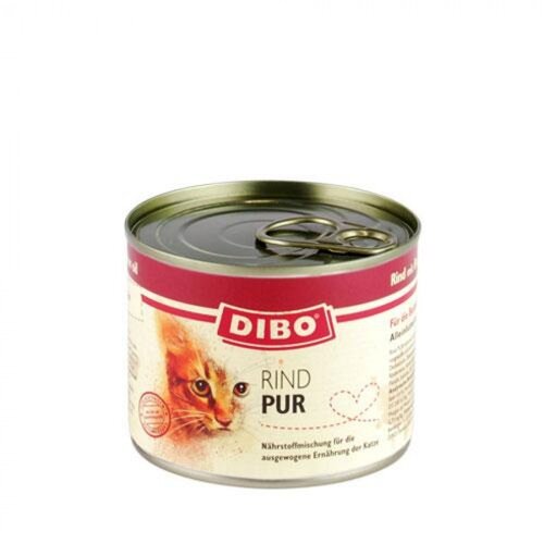 Dibo Kat Blikvoer Puur Rund 200 gram