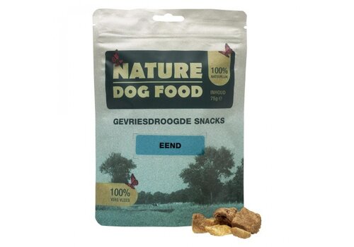 Nature Dog Food Gevriesdroogd Eend 75 gram