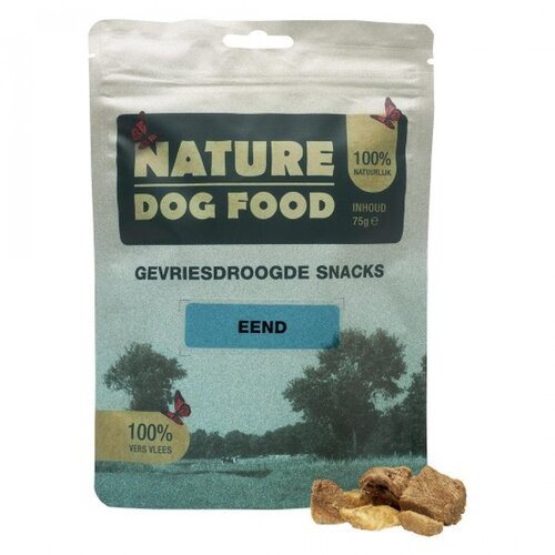 Nature Dog Food Gevriesdroogd Eend 75 gram