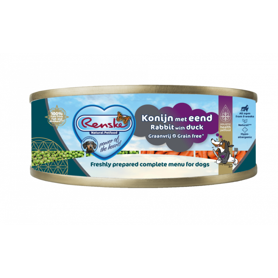 Hond Blik Konijn met Eend (graanvrij) 95 gram