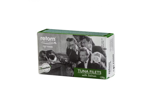 Retorn Cat Blik Tonijnfilets met Zalm 120 gram