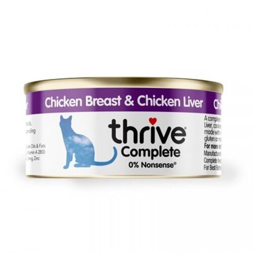 Thrive Cat Wet Food Chicken & Liver 75 gram