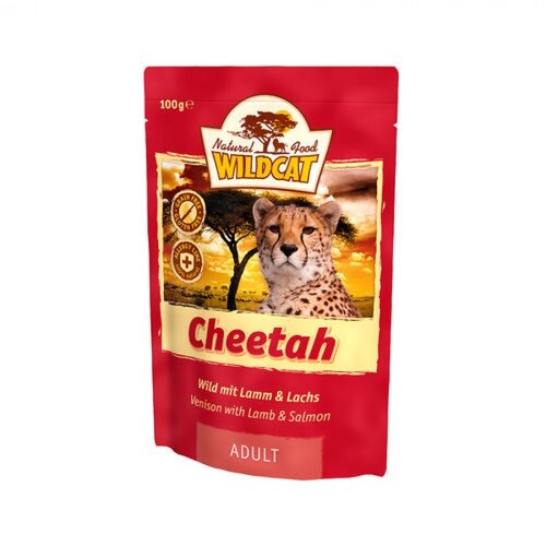 Wildcat Natvoer Cheetah (wild, lam & zalm) 100 gram