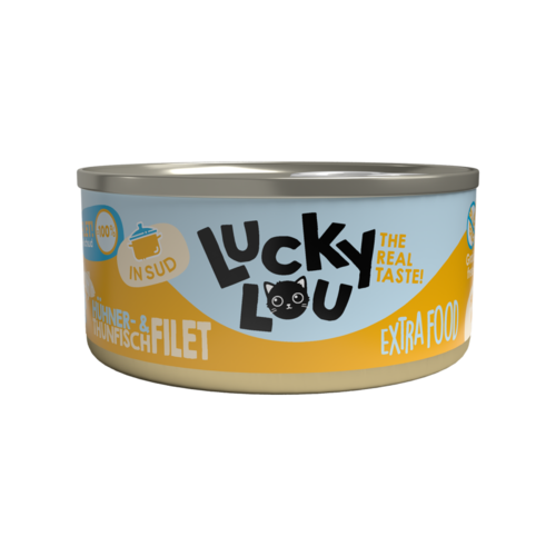 Lucky Lou Extrafood Kip & Tonijn Bouillon 70 gram