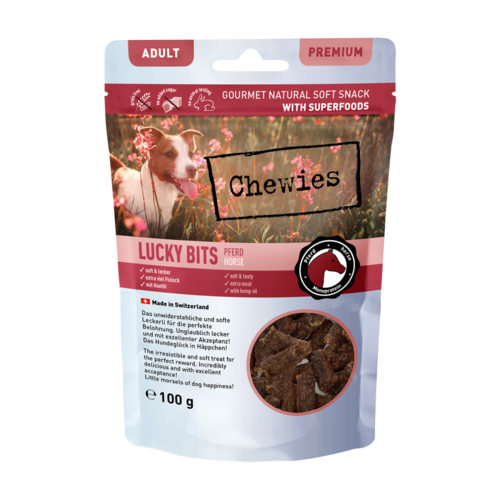 Chewies Lucky Bits Paard Adult 100 gram