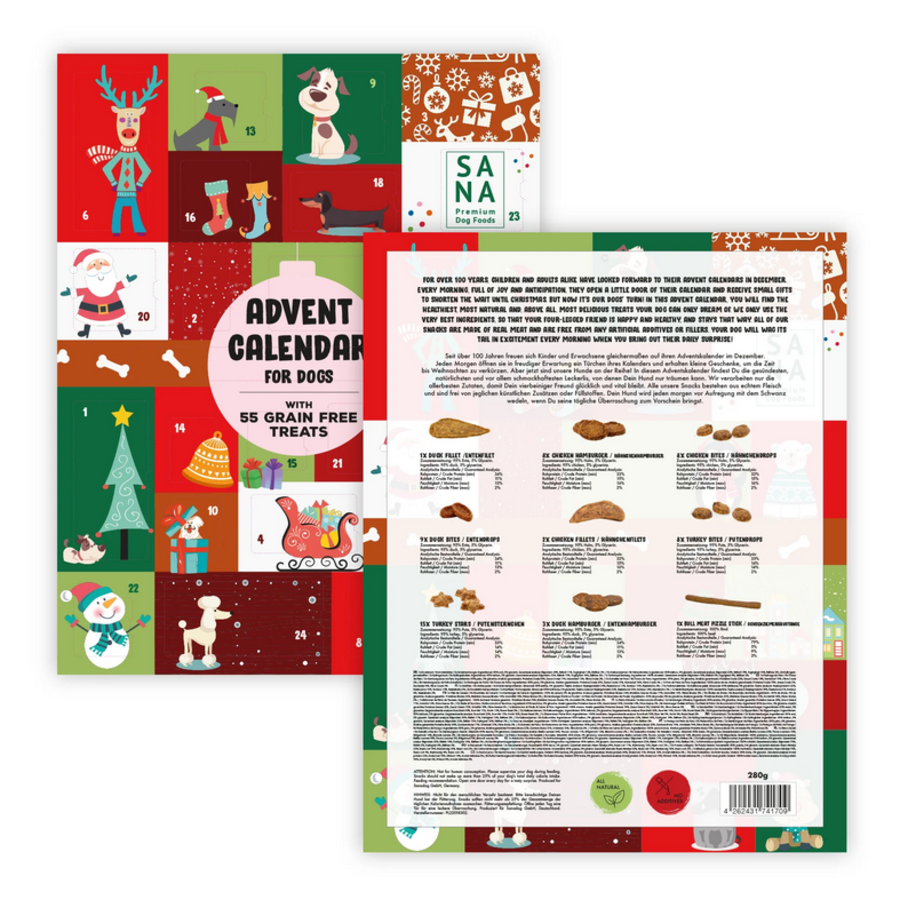 Adventskalender voor Honden 280 gram