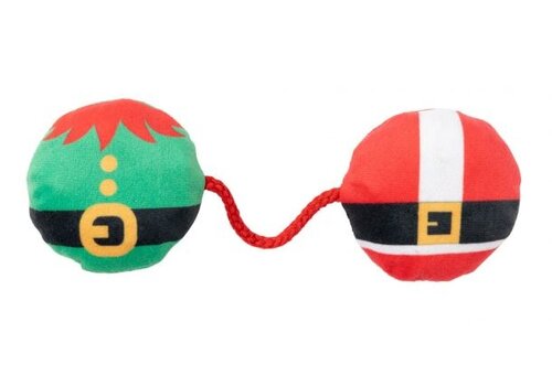 FuzzYard Xmas Cat Elf & Santa Bellies Rope FuzzYard Xmas Cat Elf & Santa Bellies Rope