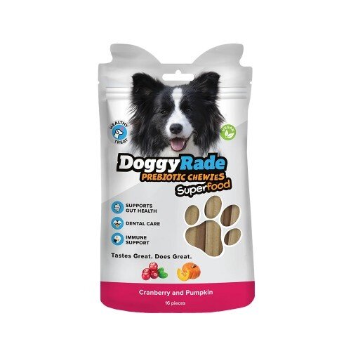 Doggyrade Prebiotic Superfood Chewies met Cranberry & Pompoen 100 gram