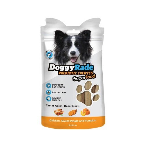 Doggyrade Prebiotic Superfood Chewies met Kip & Zoete Aardappel 100 gram