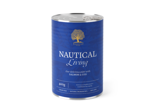 Essential Foods Blikvoer Nautical Living 400 gram