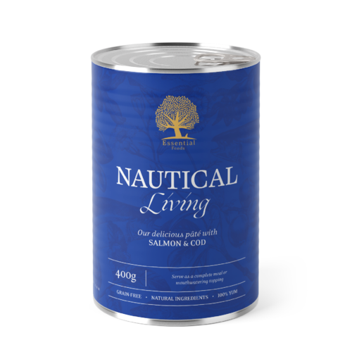 Essential Foods Blikvoer Nautical Living 400 gram