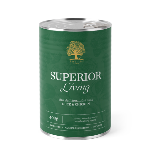 Essential Foods Blikvoer Superior Living 400 gram