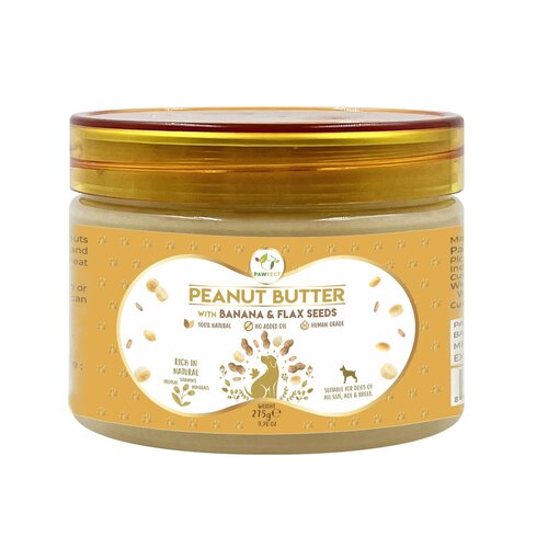 Pawfect Peanut Butter with Banana & Flaxseeds