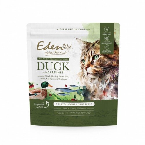 Eden Cat Feline Feast Duck with Sardines 1.5 KG