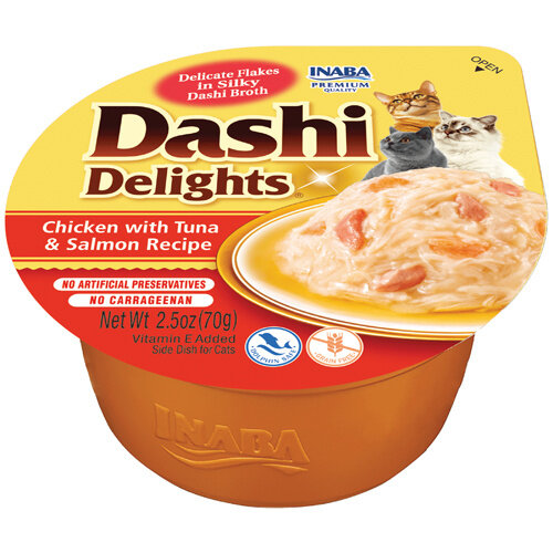 Inaba Dashi Delights Chicken with Tuna & Salmon 70 gram