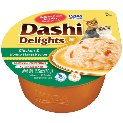 Inaba Dashi Delights Chicken with Bonito Flakes 70 gram