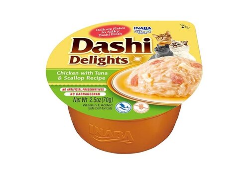 Inaba Dashi Delights Chicken with Tuna & Scallop 70 gram