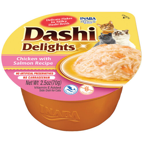 Inaba Dashi Delights Chicken with Salmon 70 gram