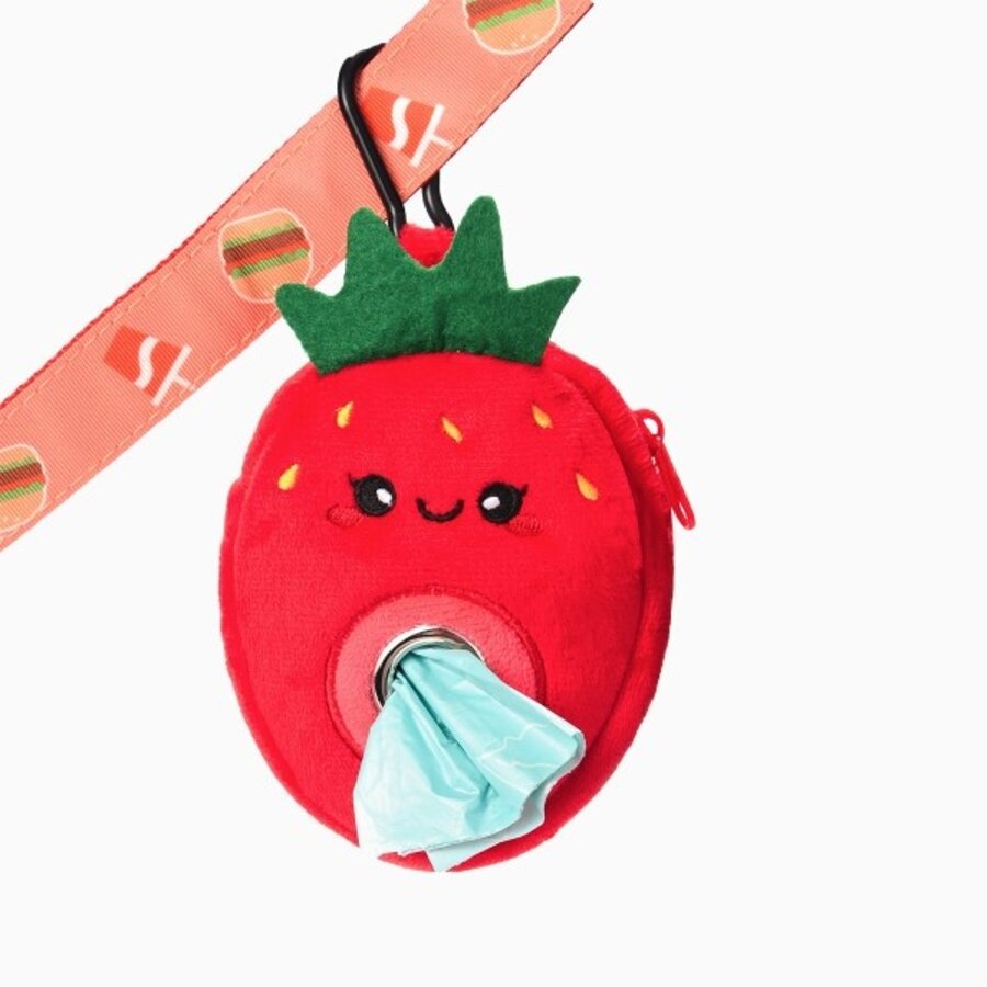 Poop Bag Dispenser Strawberry