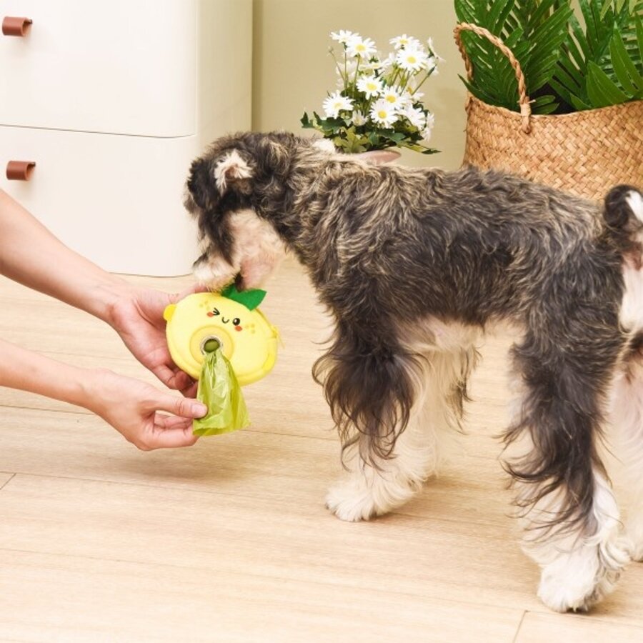 Poop Bag Dispenser Lemon