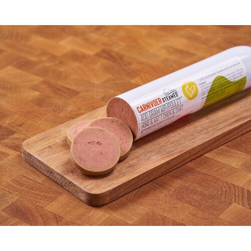 Carnivoer Steamed Kip 400 gram Carnivoer Steamed Kip 400 gram