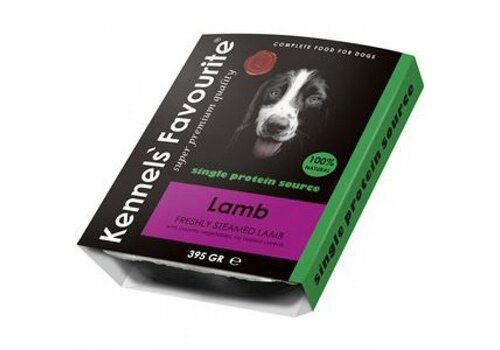 Kennels'Favourite Steamed Lamb 395 gram