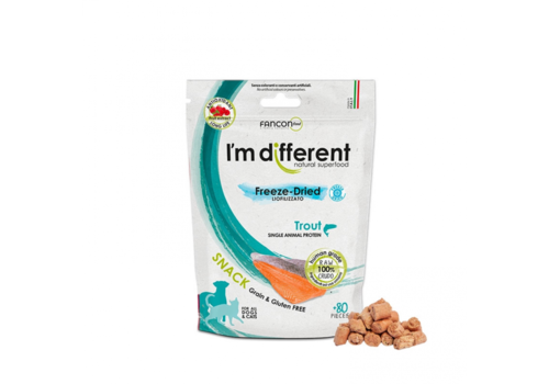 I'm Different Gevriesdroogde Forel 40 gram