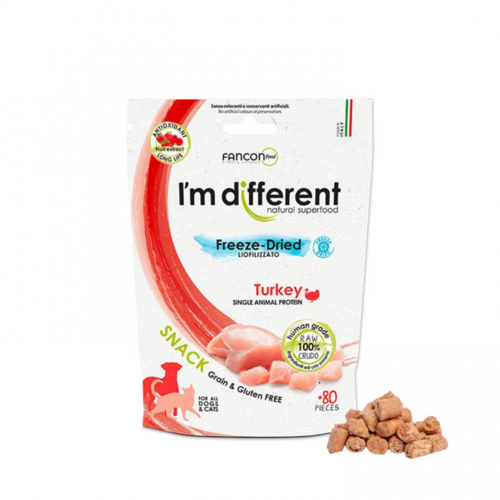 I'm Different Gevriesdroogde Kalkoen 40 gram