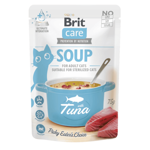 Brit Care Cat Soup Kip & Tonijn 75 gram