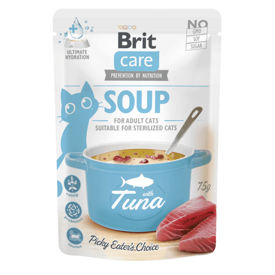 Care Cat Soup Kip & Tonijn 75 gram