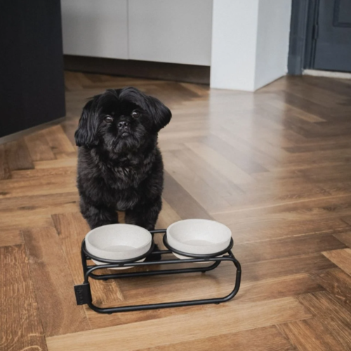 District 70 Butler Voerbakstandaard Zwart (zonder voerbak) Hond