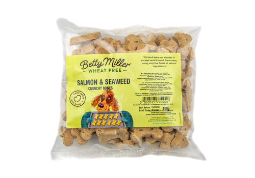 Betty Miller Wheat Free Salmon & Seaweed bones 400 gram