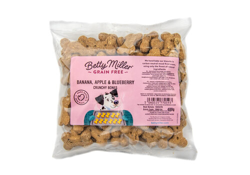 Betty Miller Grain Free Banana, Apple & Blueberry bones 400 gram