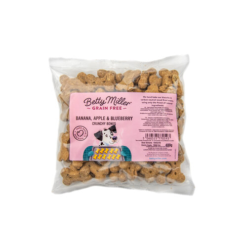 Betty Miller Grain Free Banana, Apple & Blueberry bones 400 gram