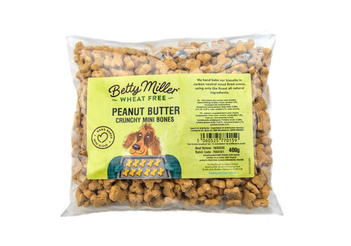 Betty Miller Wheat Free Peanut Butter mini's 400 gram