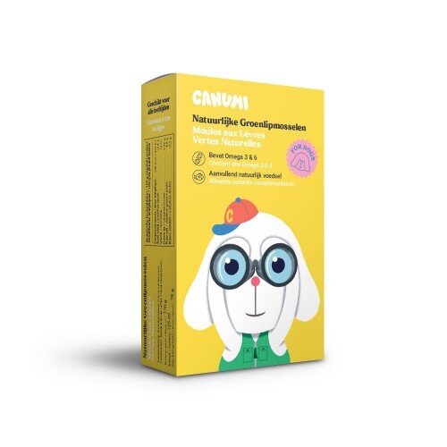 Canumi Natuurlijke Groenlipmosselen voor de hond 120 gram