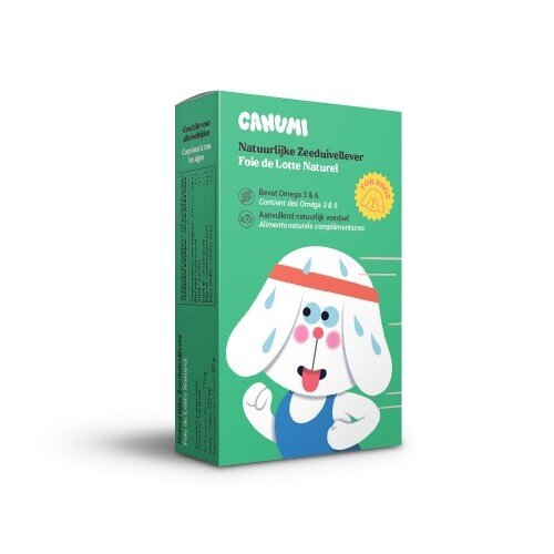 Canumi Natuurlijke Zeeduivellever voor de hond 115 gram