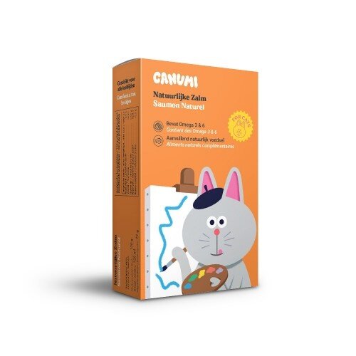 Canumi Natuurlijke Zalm voor de kat 120 gram