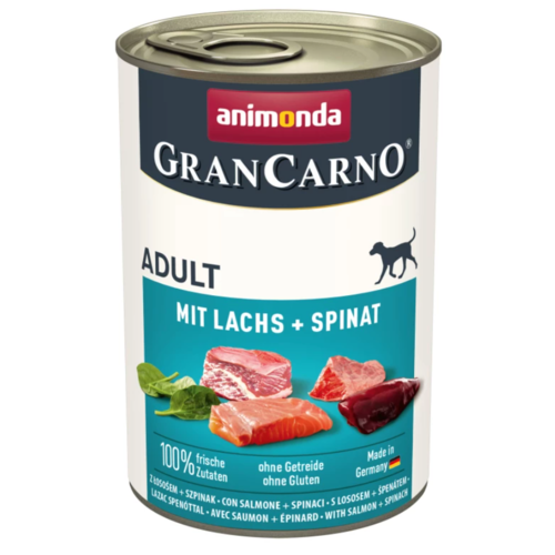 Animonda Grancarno Varken, Zalm & Spinazie 400 gram