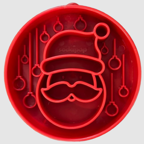 SodaPup SP Santa Design Ebowl Slow feeder