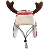 Lulubelles Power Plush Holiday Hat Antler Ugly Sweater