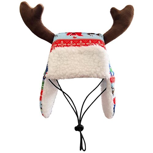 Huxley & Kent Lulubelles Power Plush Holiday Hat Antler Ugly Sweater Huxley & Kent Lulubelles Power Plush Holiday Hat Antler Ugly Sweater
