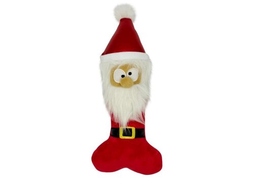 Huxley & Kent Lulubelles Power Plush Holiday Silly Santa Bone Huxley & Kent Lulubelles Power Plush Holiday Silly Santa Bone