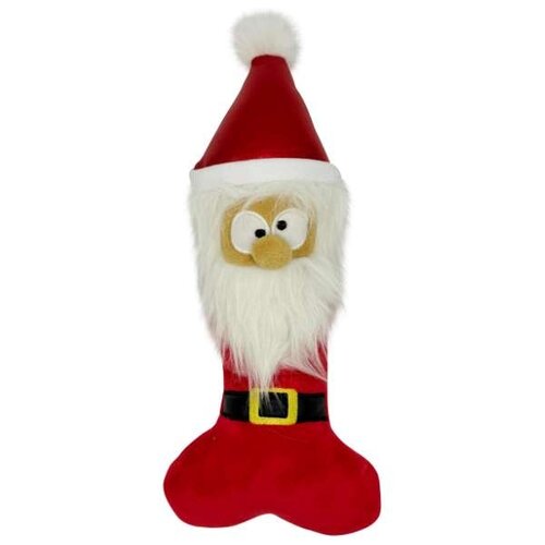 Huxley & Kent Lulubelles Power Plush Holiday Silly Santa Bone Huxley & Kent Lulubelles Power Plush Holiday Silly Santa Bone