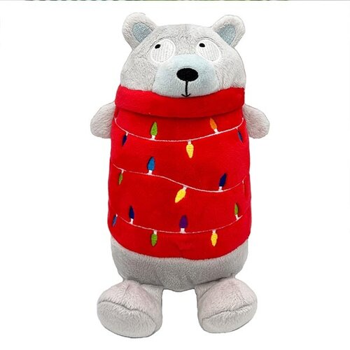 Huxley & Kent Lulubelles Power Plush Holiday Deck the Bear